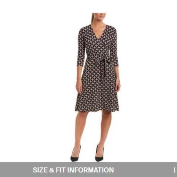 Leota Black and Pink Midi Dress - Picture 2 of 7